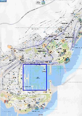 mapa de Monaco em frances