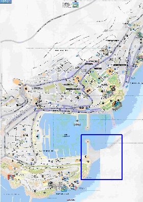 mapa de Monaco em frances