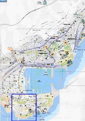 mapa de Monaco em frances