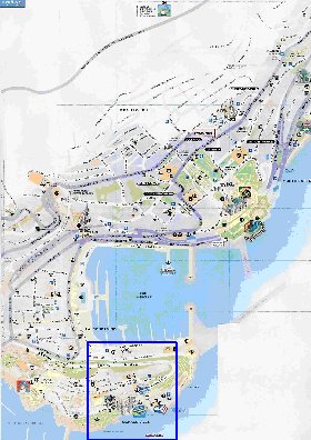 mapa de Monaco em frances