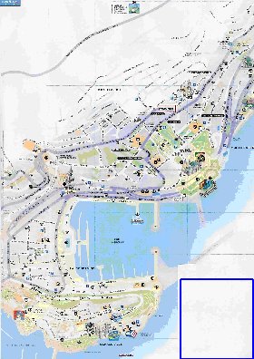 mapa de Monaco em frances