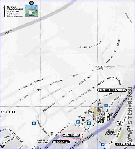 carte de Monaco