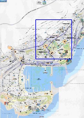 mapa de Monaco em frances