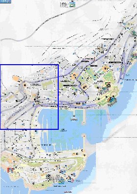 mapa de Monaco em frances