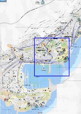 mapa de Monaco em frances