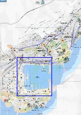 mapa de Monaco em frances