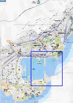 mapa de Monaco em frances