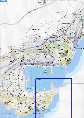 mapa de Monaco em frances