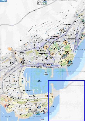 mapa de Monaco em frances