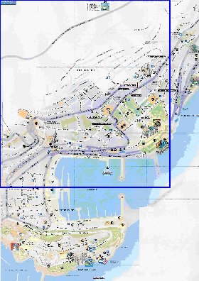 mapa de Monaco em frances