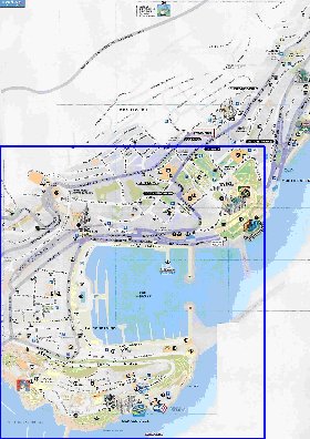 mapa de Monaco em frances