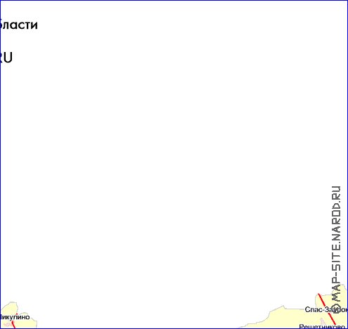 Transport carte de Oblast de Moscou