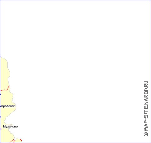 Transport carte de Oblast de Moscou