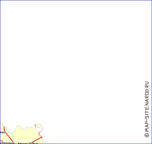 Transport carte de Oblast de Moscou