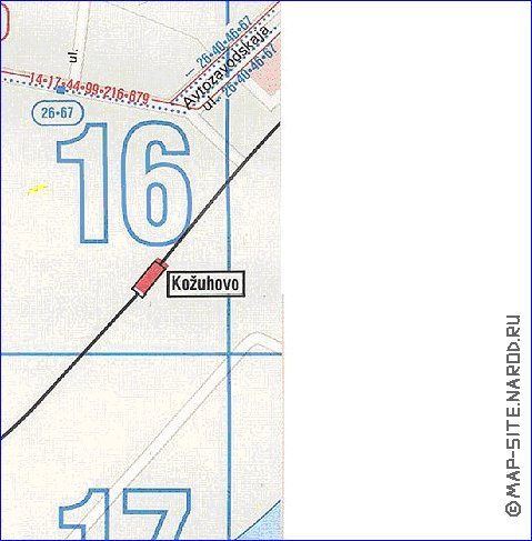 Transporte mapa de Moscovo em ingles