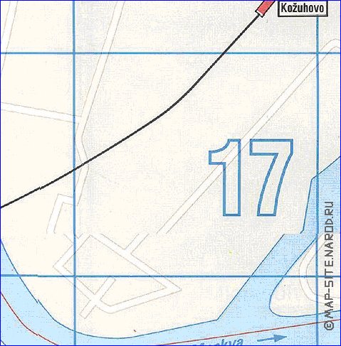 Transport carte de Moscou en anglais