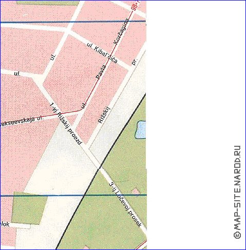 Transporte mapa de Moscovo em ingles