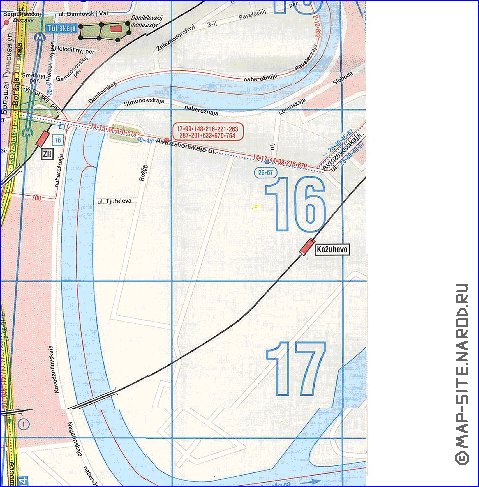 Transporte mapa de Moscovo em ingles