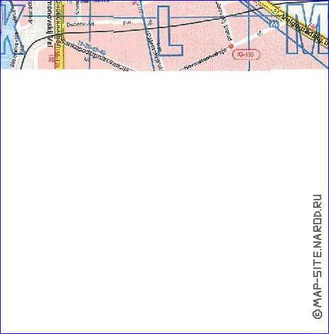 Transporte mapa de Moscovo em ingles