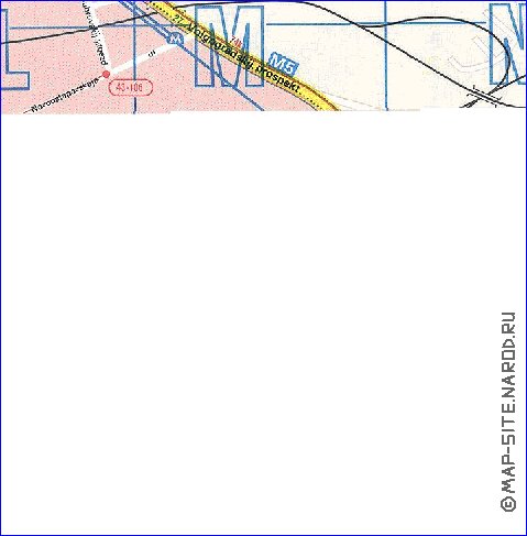 Transport carte de Moscou en anglais