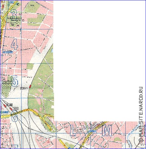 Transporte mapa de Moscovo em ingles