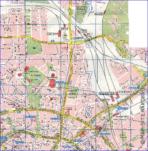 Transporte mapa de Moscovo em ingles