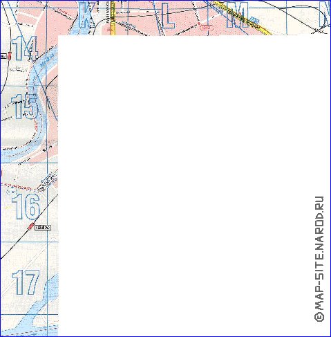 Transporte mapa de Moscovo em ingles