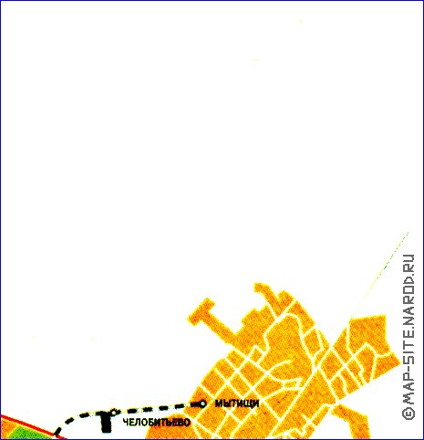 Transporte mapa de Moscovo