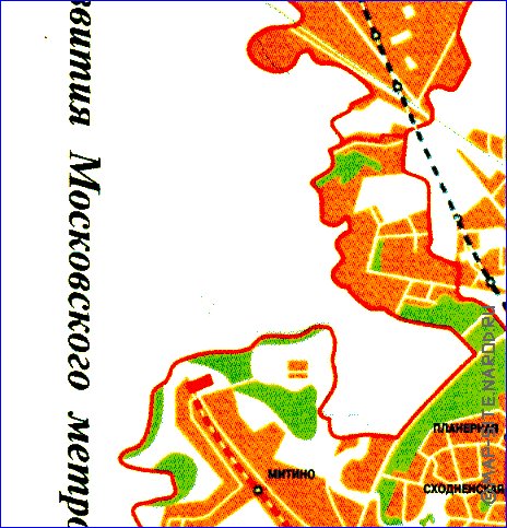 Transporte mapa de Moscovo