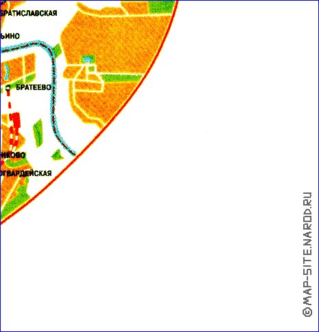 Transporte mapa de Moscovo