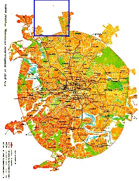 Transport carte de Moscou