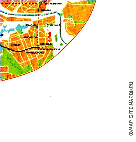 Transporte mapa de Moscovo