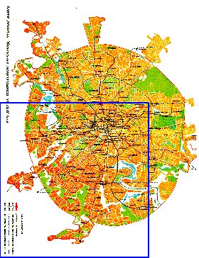 Transporte mapa de Moscovo