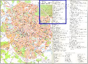 carte de Moscou