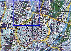 mapa de Munique em alemao