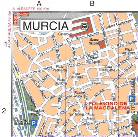 mapa de Murcia